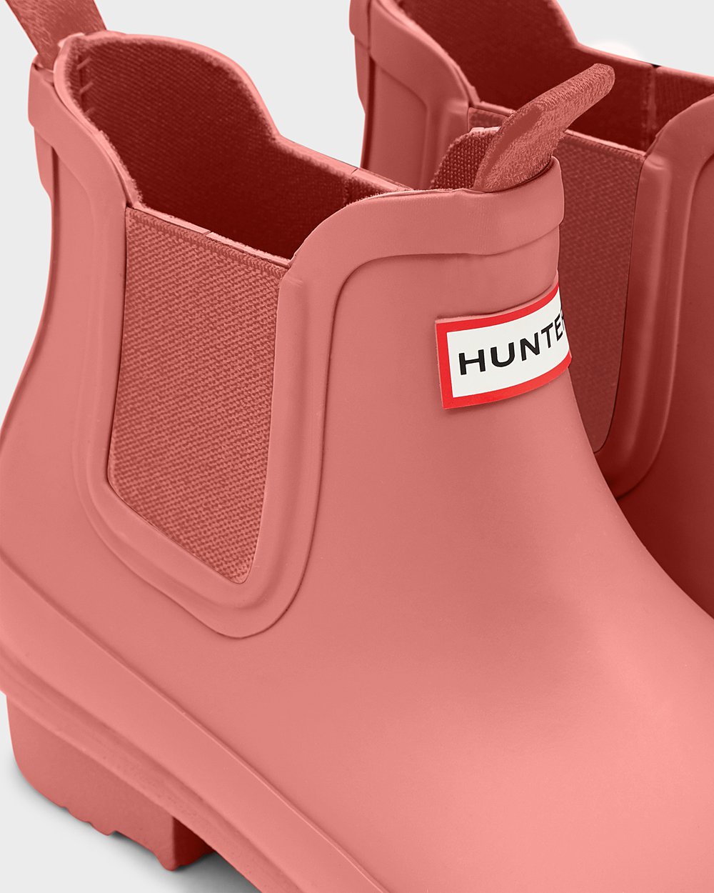 Kids Hunter Original Big | Chelsea Boots Pink | NZ-3915-ABRX